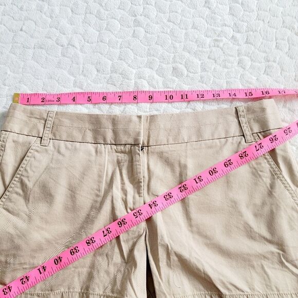 New J. Crew Chino city fit tan shorts khaki pockets 8 comfy lightweight casual - Picture 7 of 7